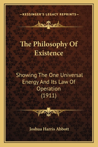 Philosophy Of Existence