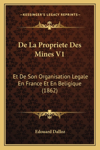 De La Propriete Des Mines V1