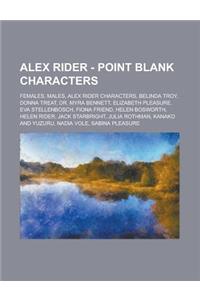 Alex Rider - Point Blank Characters