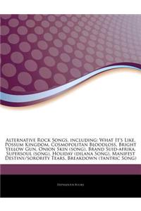 Articles on Alternative Rock Songs, Including: What It's Like, Possum Kingdom, Cosmopolitan Bloodloss, Bright Yellow Gun, Onion Skin (Song), Brand Sui