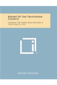 Report of the Trusteeship Council