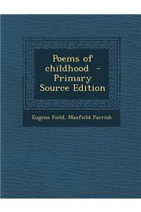 Poems of Childhood