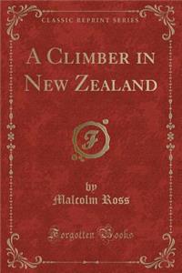 A Climber in New Zealand (Classic Reprint)