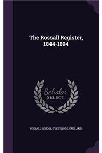 Rossall Register, 1844-1894