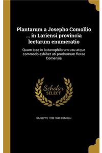 Plantarum a Josepho Comollio ... in Lariensi Provincia Lectarum Enumeratio