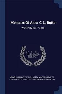 Memoirs Of Anne C. L. Botta
