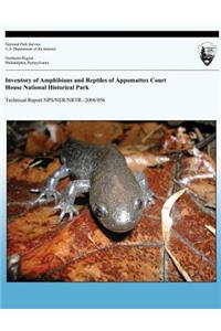 Inventory of Amphibians and Reptiles of Appomattox Court House National Historical Park