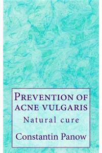 Prevention of acne vulgaris.