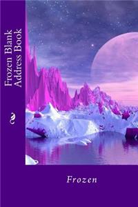 Frozen Blank Address Book