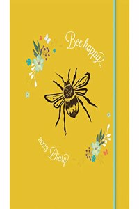 Bee Happy Square Pocket Diary 2023