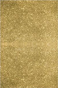Fine Dark Gold Glitter Journal