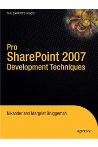 Pro SharePoint 2007 Development Techniques