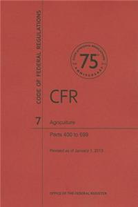 Agriculture, Parts 400 to 699