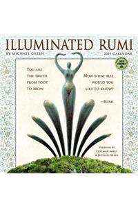 Illuminated Rumi 2019 Wall Calendar