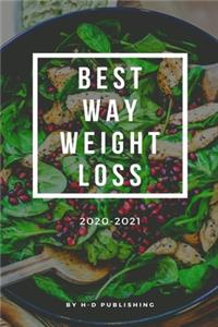 best way weight loss 2020-2021