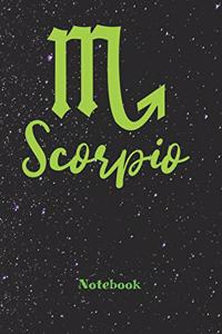 Zodiac Sign Scorpio Notebook