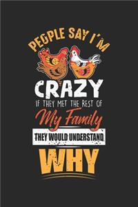 People say I'm crazy If they Met the Rest of My Family they would Understand why