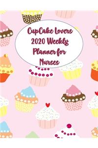 CupCake Lovers 2020 Weekly Planner for Nurses