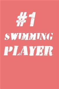 #1 Swimming Player Notebook