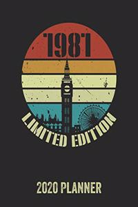 1981 Limited Edition 2020 Planner