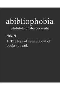 Abibliophobia - The fear of running out of books to read