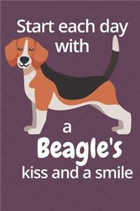 Start each day with a Beagle's kiss and a smile