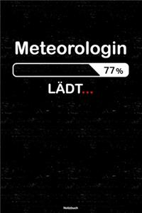 Meteorologin Lädt... Notizbuch