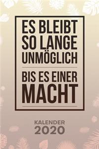 Kalender 2020: A5 Motivation Terminplaner für Entrepreneur mit DATUM - 52 Kalenderwochen für Termine & To-Do Listen - Business Spruch Terminkalender Motivationsspr