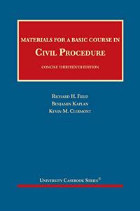 Materials for a Basic Course in Civil Procedure, Concise - CasebookPlus