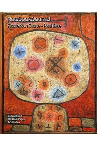 Notebook/Journal - Flowers in Stone - Paul Klee