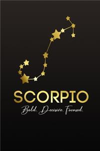 Scorpio. Bold. Decisive. Focused.