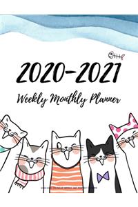 2020-2021 Calendar Weekly And Monthly Planner