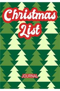 Christmas List Journal
