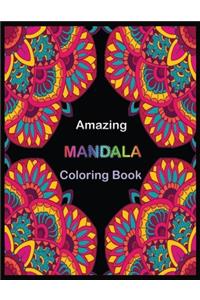 Amazing MANDALA Coloring Book