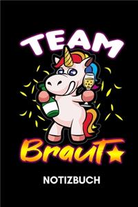 Team Braut - Notizbuch