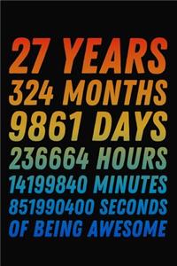 27 Years Of Being Awesome