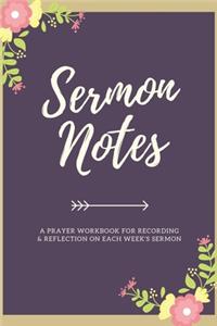 Sermon Notes Journal