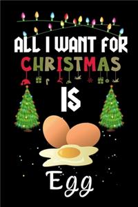 All I Want For Christmas Is Egg