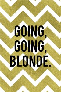 Going Going Blonde