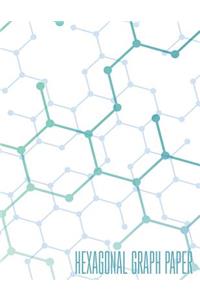 Hexagonal Graph Paper - Organic Chemistry - 150 Pages 1/4 Inch Hexagons