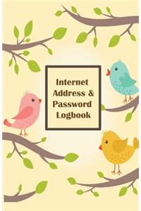 Internet Address & Password Logbook
