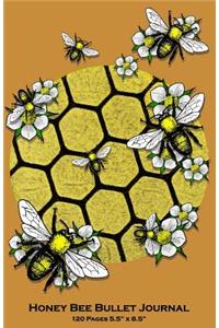 Honey Bee Bullet Journal 120 Pages 5.5