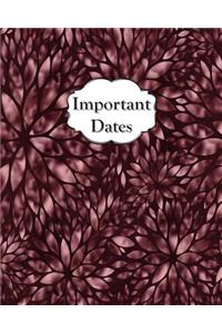 Important Dates