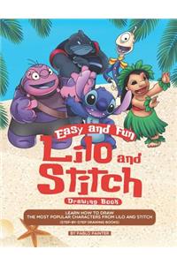 Easy and Fun Lilo and Stitch Drawing Book: Learn How to Draw the Most Popular Characters from Lilo and Stitch (Step-By-Step Drawing Books)