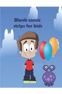 Blank Comic Strips for Kids