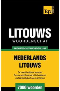 Thematische woordenschat Nederlands-Litouws - 7000 woorden