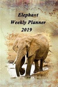 Elephant Weekly Planner 2019