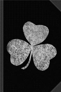Vintage Distressed Shamrock Journal Notebook