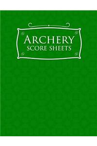 Archery Score Sheets