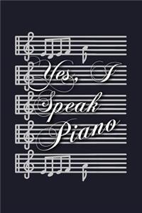 Yes, I Speak Piano